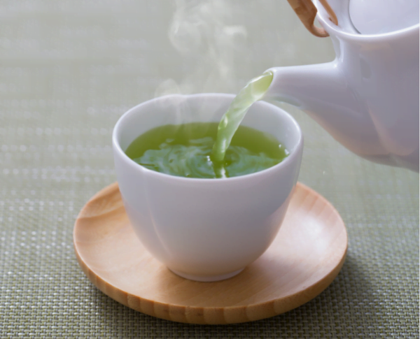 Benefícios do chá verde para a saúde.