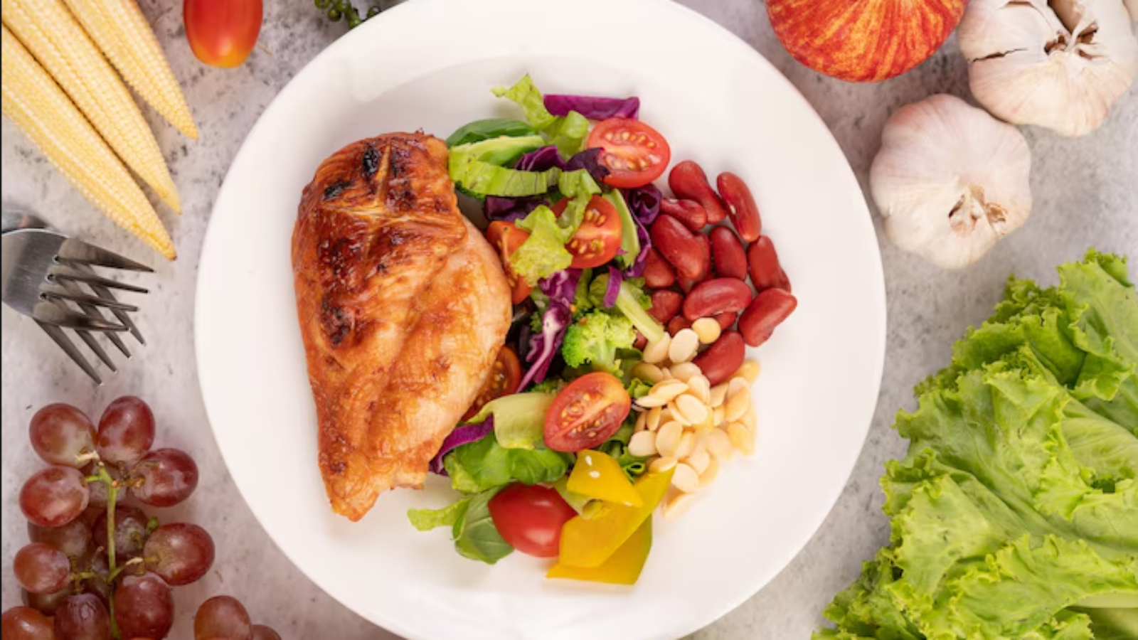 chicken-steak-topped-with-white-sesame-peas-tomatoes-broccoli-pumpkin-white-plate_1150-24770-jpg-740×492-